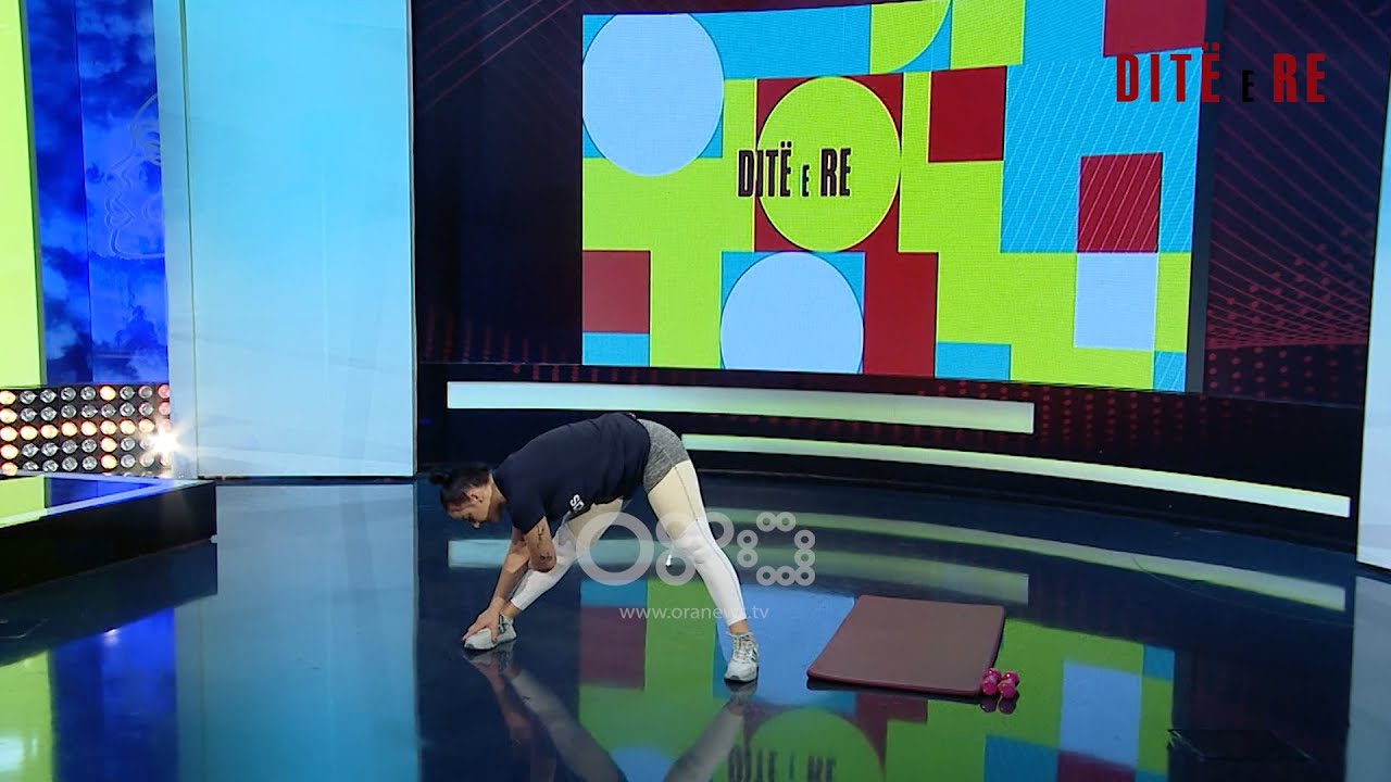 Si ti bëni gjimnastikë qafës,  jumping jacks e vrap në kushte shtëpie me Sonen  | Ditë e Re