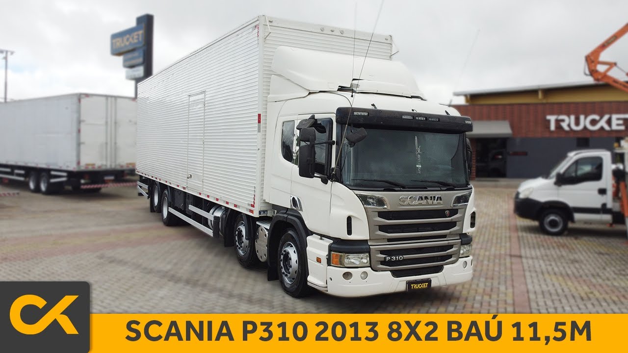SCANIA P310 &ndash; 2013 &ndash; 8X2 &ndash; BA&Uacute; 11,5M &ndash; AUTOM&Aacute;TICO