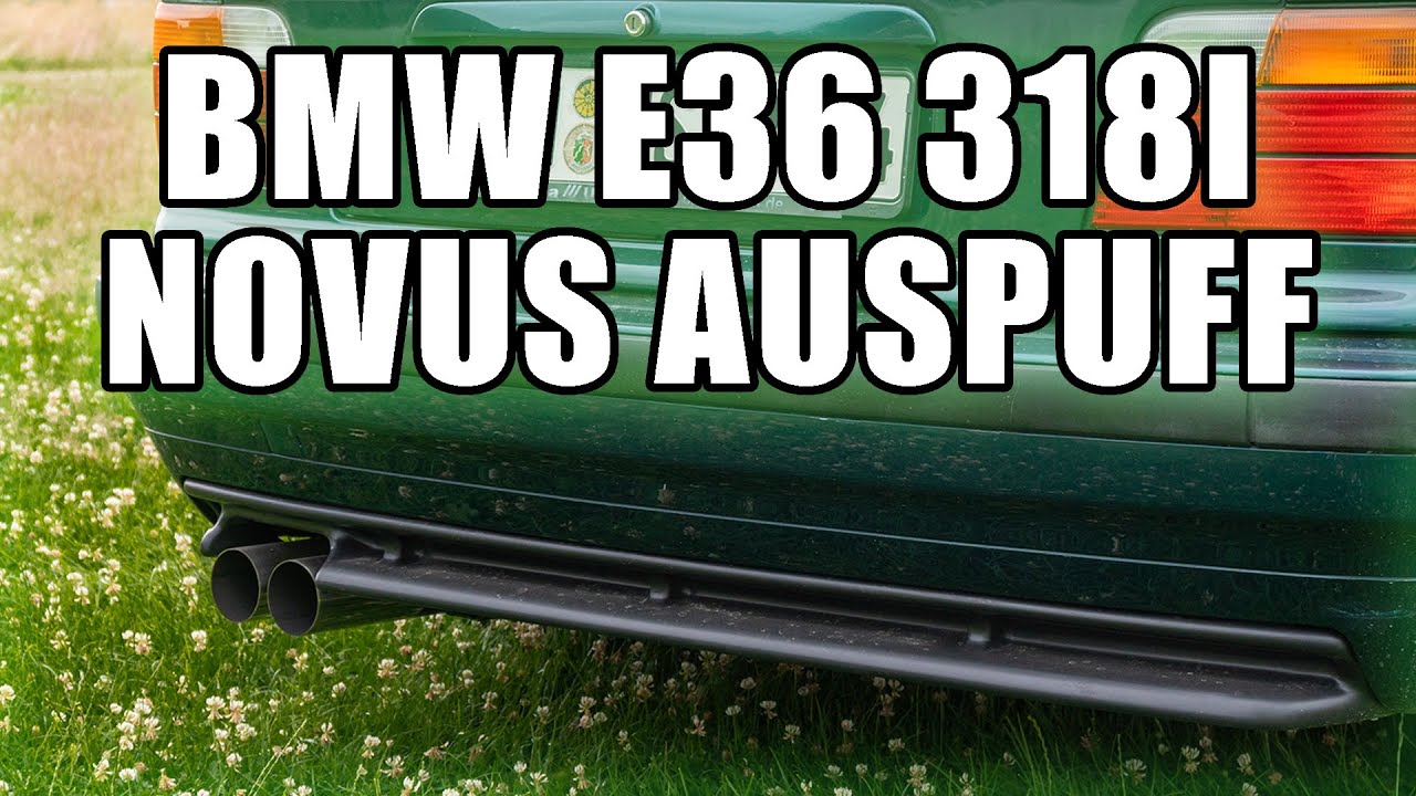BMW E36 318i - Novus Endschalldämpfer - Installation + Soundcheck