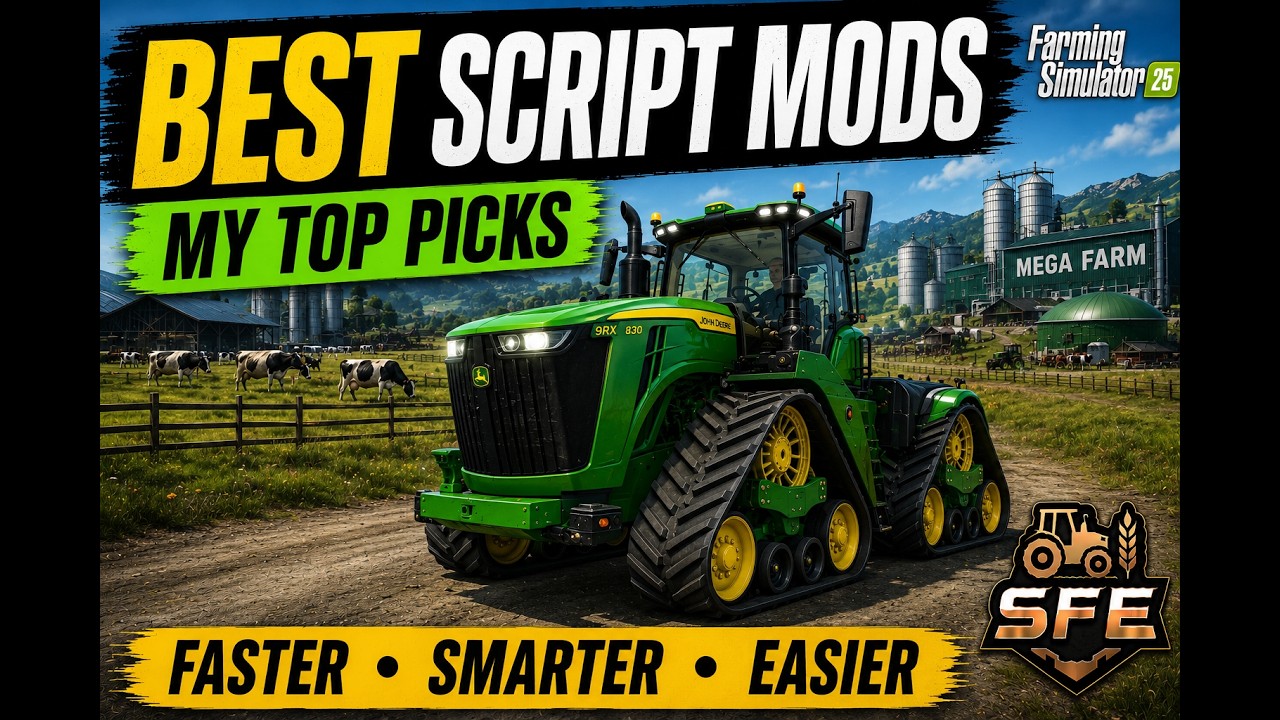 Best Script Mods for Farming Simulator 25 (My Top Picks)