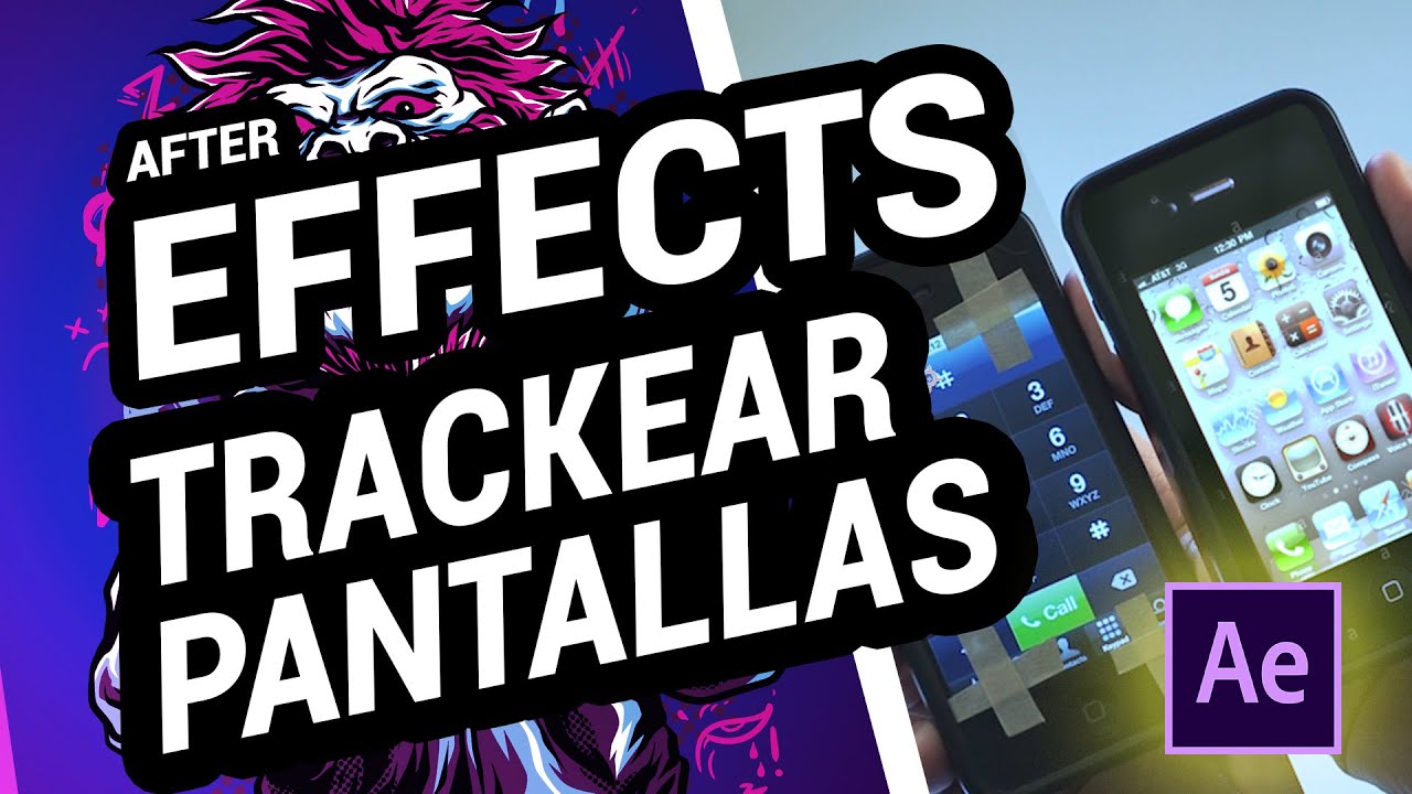 🔥AFTER EFFECTS🔥: TRACKEAR , Reemplazar PANTALLAS FÁCIL 🖥 ( MOCHA PRO )🎈