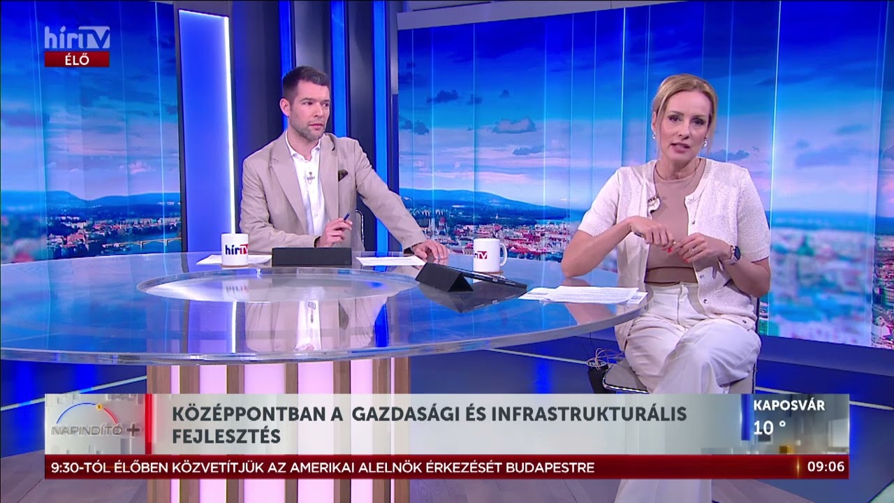 K&ouml;z&eacute;ppontban a gazdas&aacute;gi &eacute;s infrastruktur&aacute;lis fejleszt&eacute;s - H&iacute;rTV