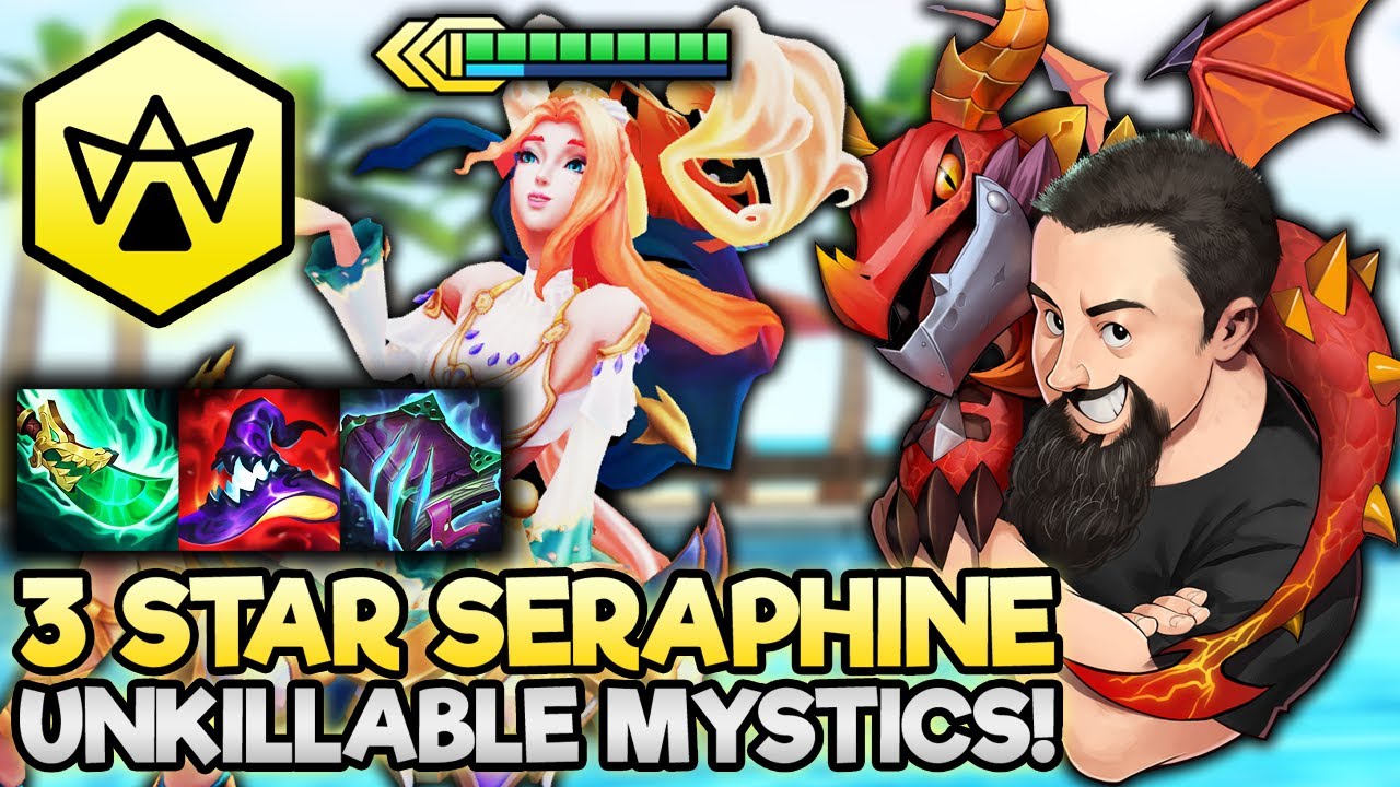 3 Star Seraphine - 4 Mystic Lagoon Carry!! | TFT Uncharted Realms | Teamfight Tactics