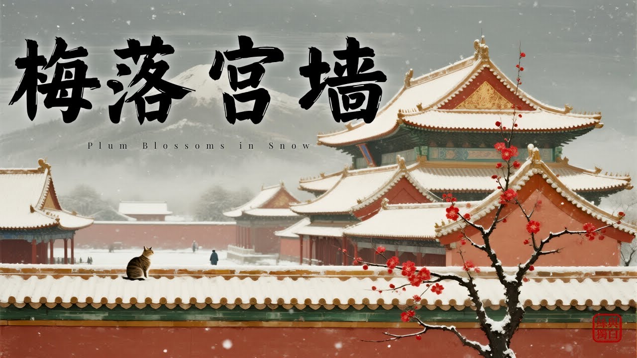 Традиционная китайская музыка / Plum Blossoms in Snow / 1 час Гучжэн и Бамбуковая Флейта
