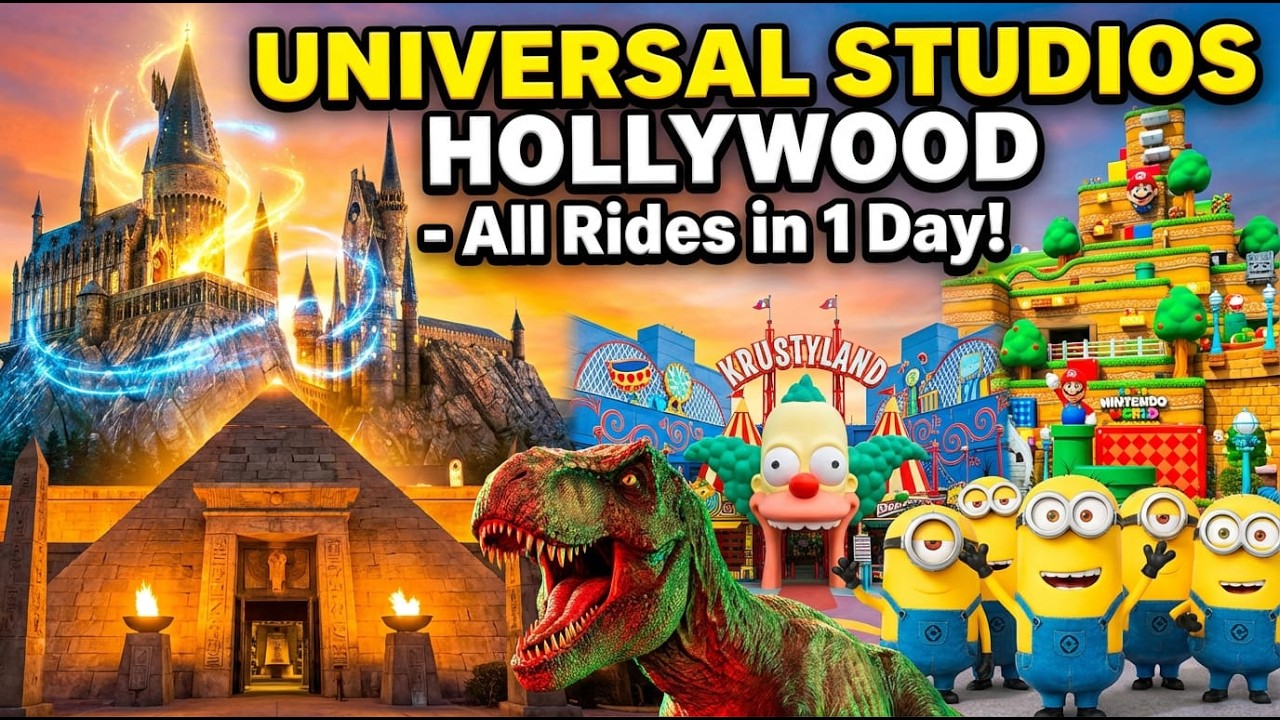 Universal Studios Hollywood Rides 2026 | Is It Worth It? 🎢🔥