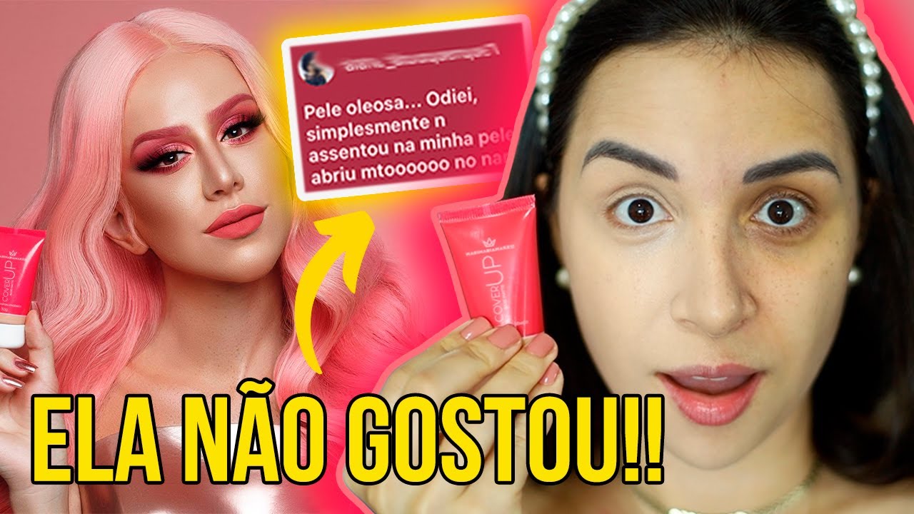 TESTEI A NOVA BASE DA MARI MARIA - COVER UP