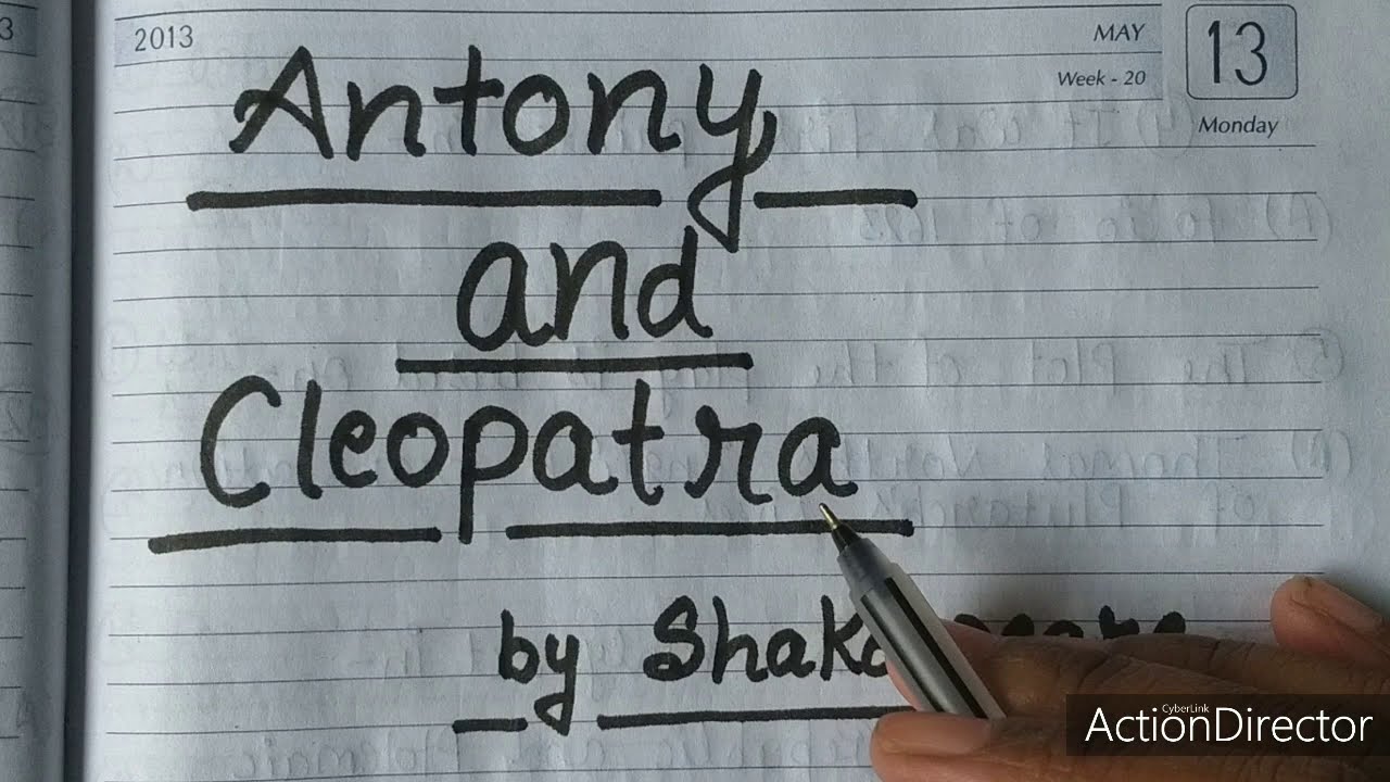 ANTONY AND CLEOPATRA (BY SHAKESPEARE) || QUIZ || QUESTIONS || DESCRIBED IN HINDI