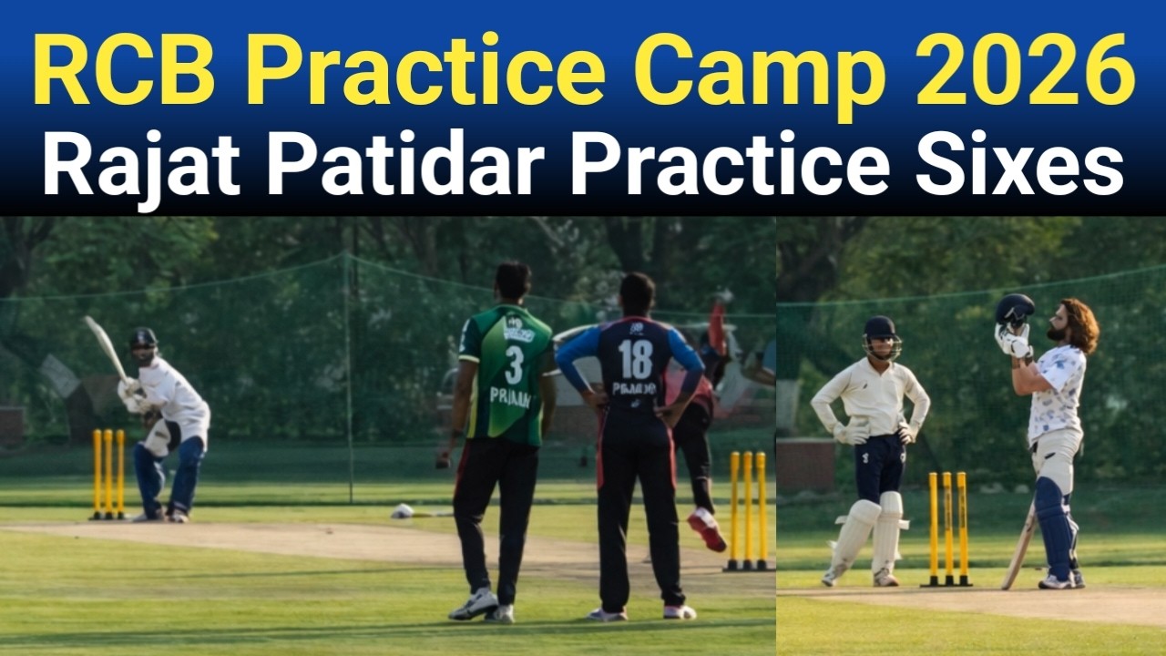 Rajat Patidar Sixes Practice In RCB Practice Camp 2026 | Royal Challengers Bangalore Practice 2026