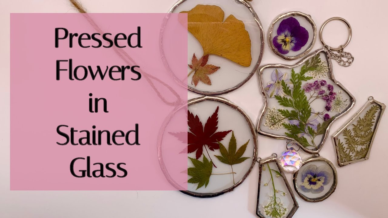 How to Press Flowers in Glass