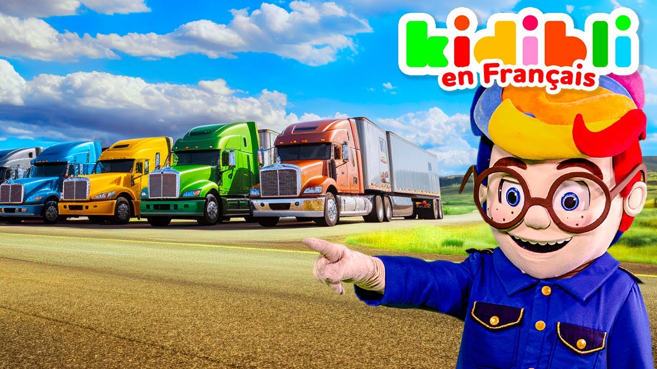 Joue avec plein de gros camions ! | Kidibli | Animaj Kids