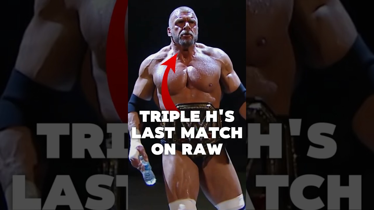Triple H's last matches on EVERY WWE SHOW #wwe #wrestling #shorts