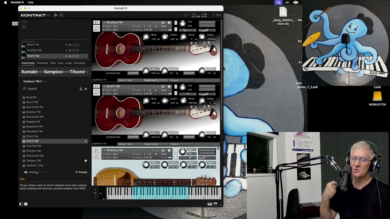 Kontakt VST Tamburitza Band: обновленная версия и объяснение на английском языке.