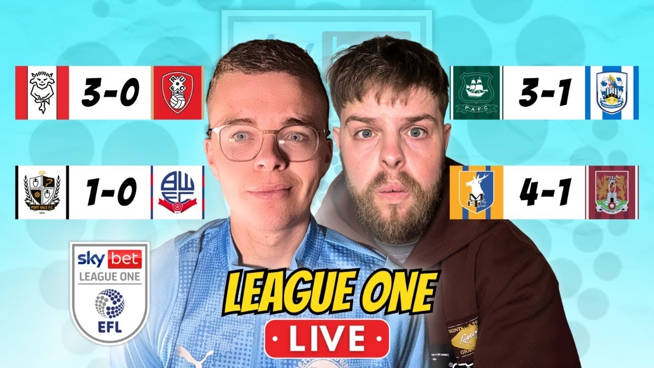 LINCOLN CITY 1 WIN AWAY FROM PROMOTION, VALE STUN BOLTON! | LEAGUE ONE LIVE