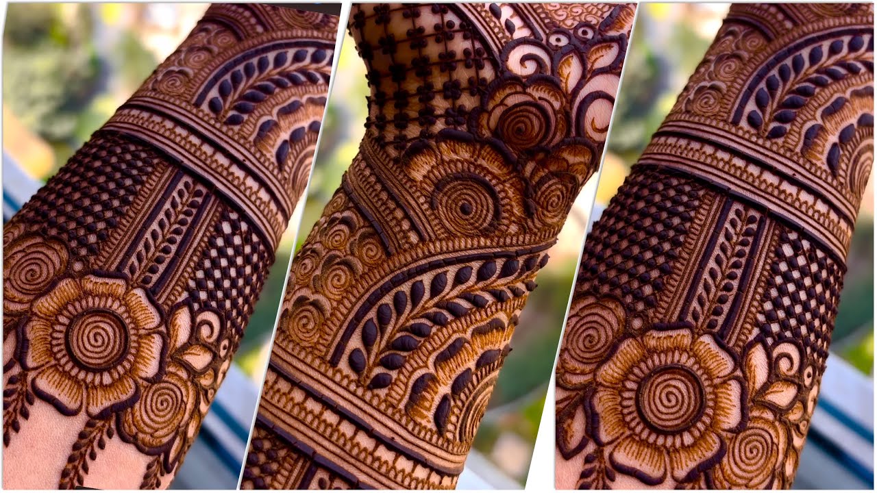 Latest Bridal Mehndi Designs for Full Hands | Front Hand Bridal Henna Designs |3D Bridal Mehendi