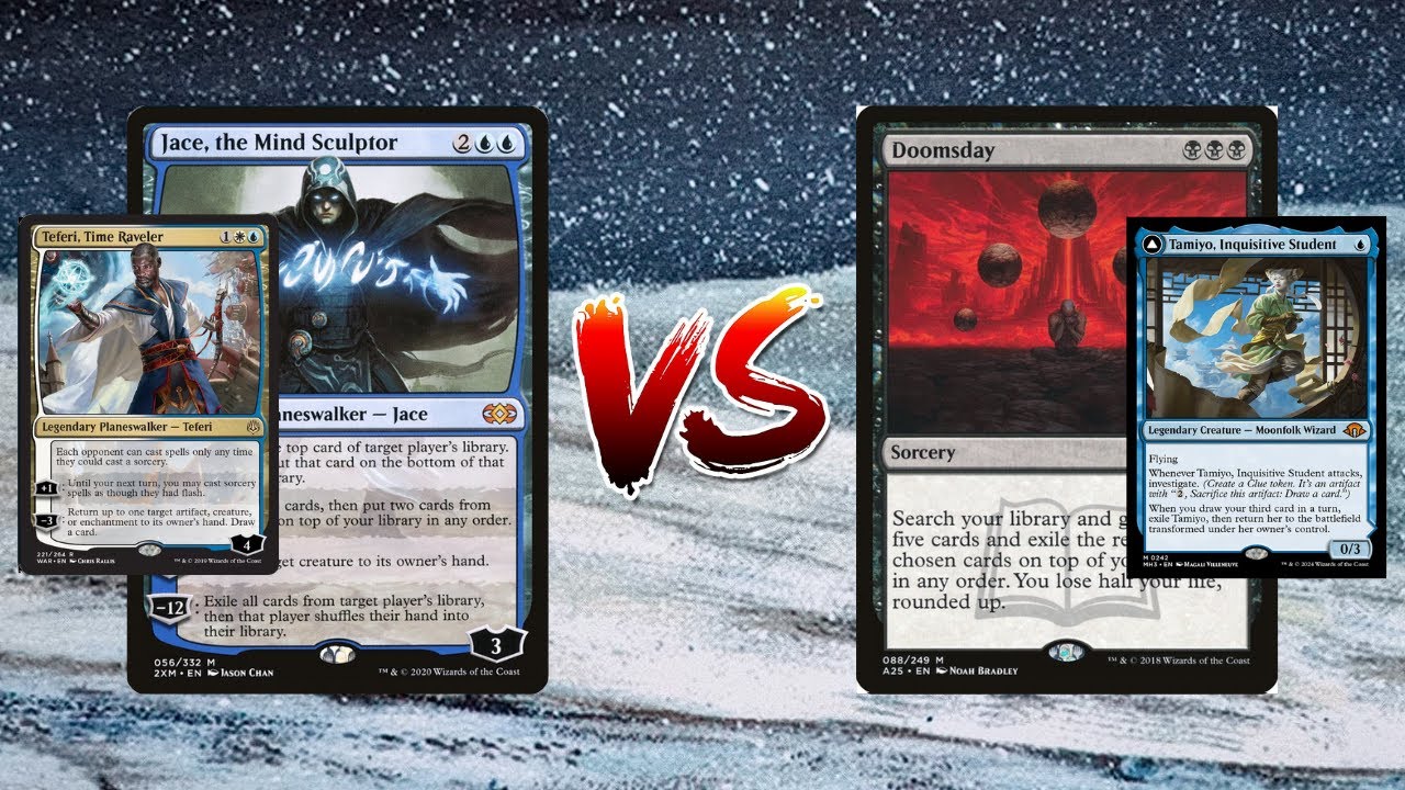 MTG Legacy Stoneblade Vs Doomsday (Teferi + Jace Takeover)