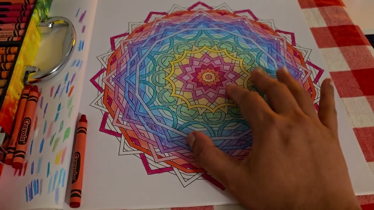 ASMR Fast and Aggressive Coloring w/ Crayons Deep Sleep Calmness Insomnia Relief Triggers Tingles 