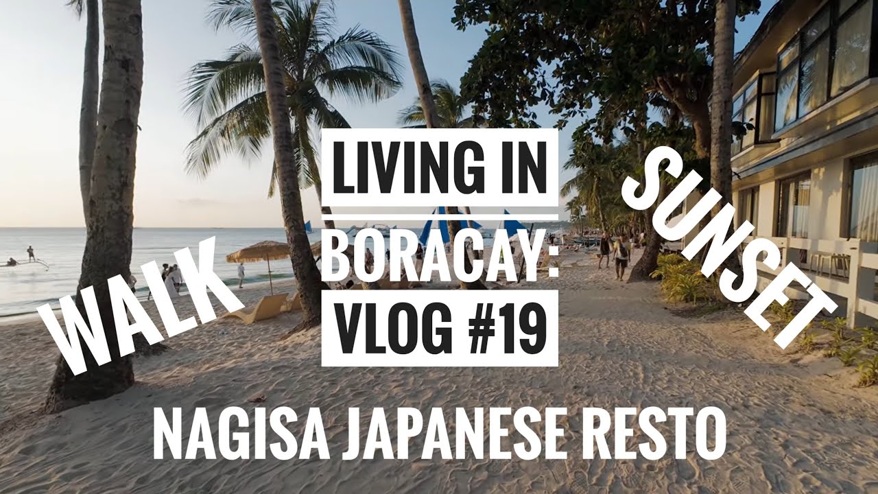 Living in Boracay: Vlog #19 - A Relaxing Afternoon in Boracay 🌴 Beach Walks, TukTuk Rides & Sunset