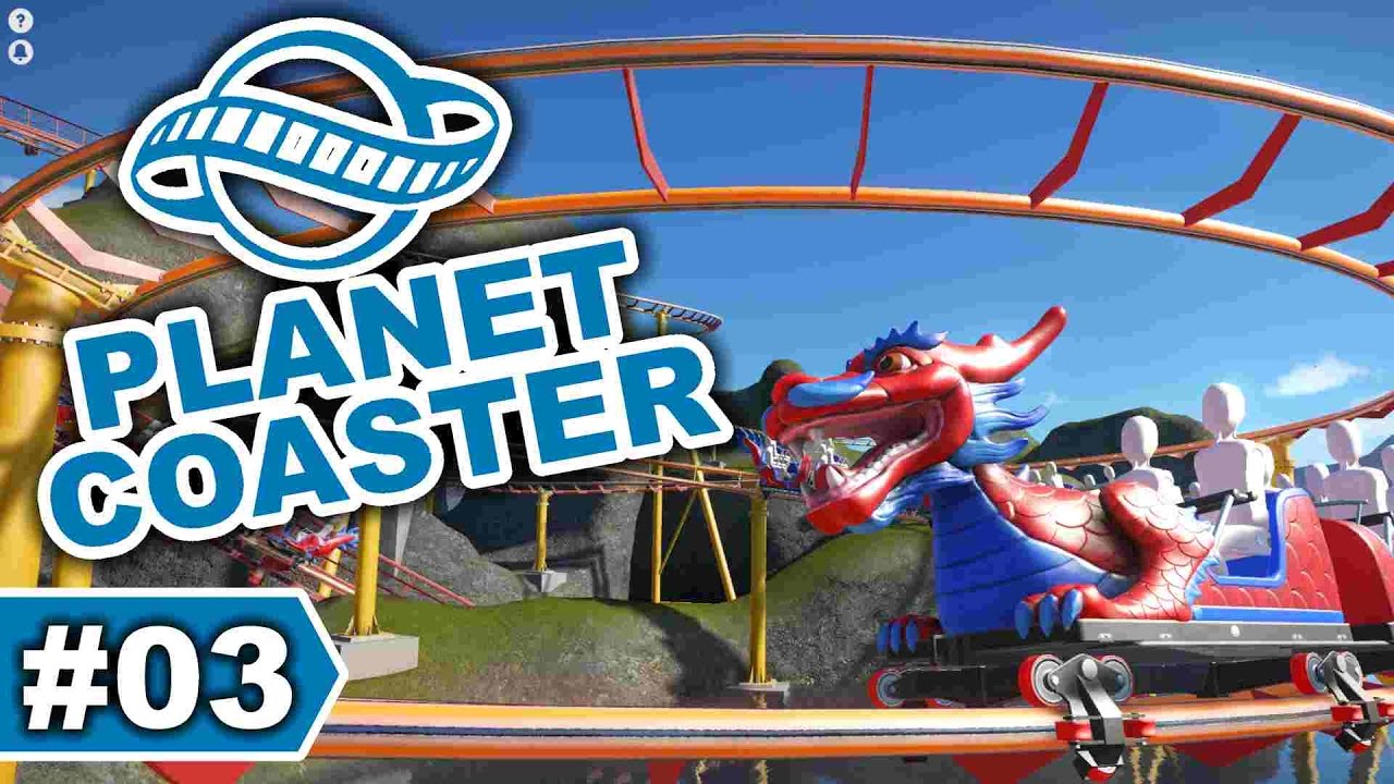 KINDERACHTERBAHN - Drachenbahn mit Berg - PLANET COASTER - LET'S PLAY #03