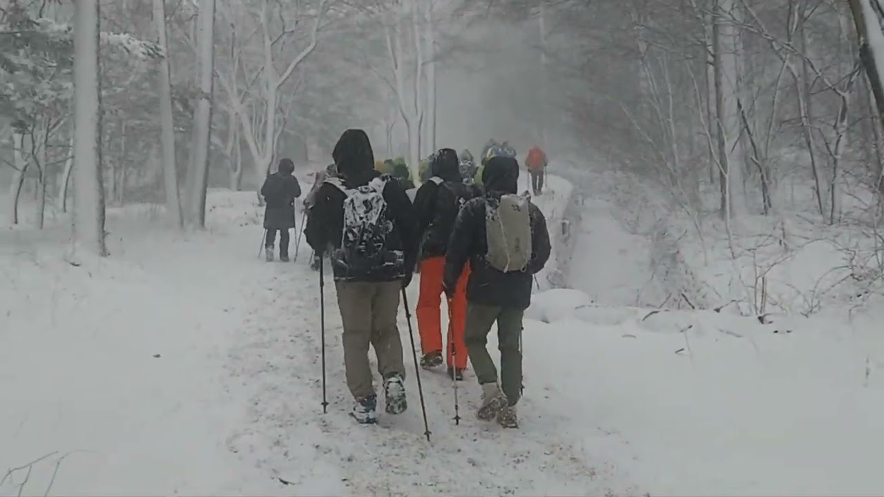 태백산 하산기 #태백산 #등반 #하산