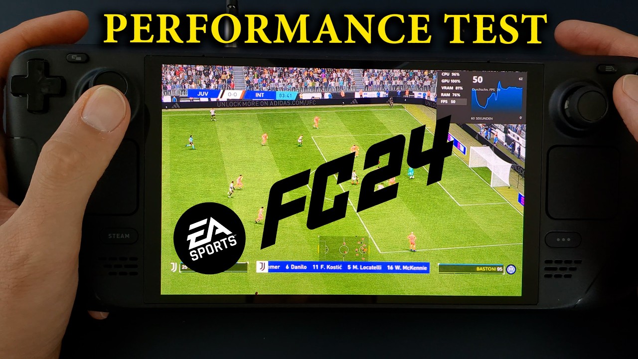 EA SPORTS FC 24 | Steam Deck (OLED) Performance Test | Low vs Medium vs High vs Ultra