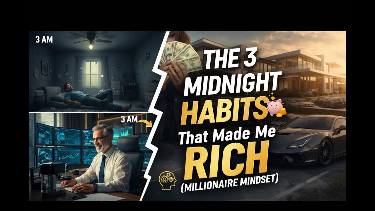 The 3 Midnight Habits That Made Me Rich (Millionaire Mindset)