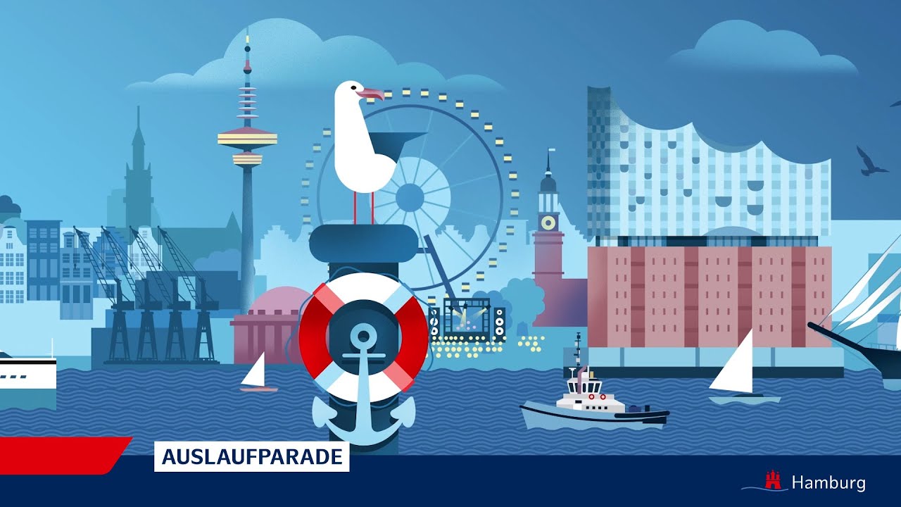 Auslaufparade zum 833. HAFENGEBURTSTAG HAMBURG