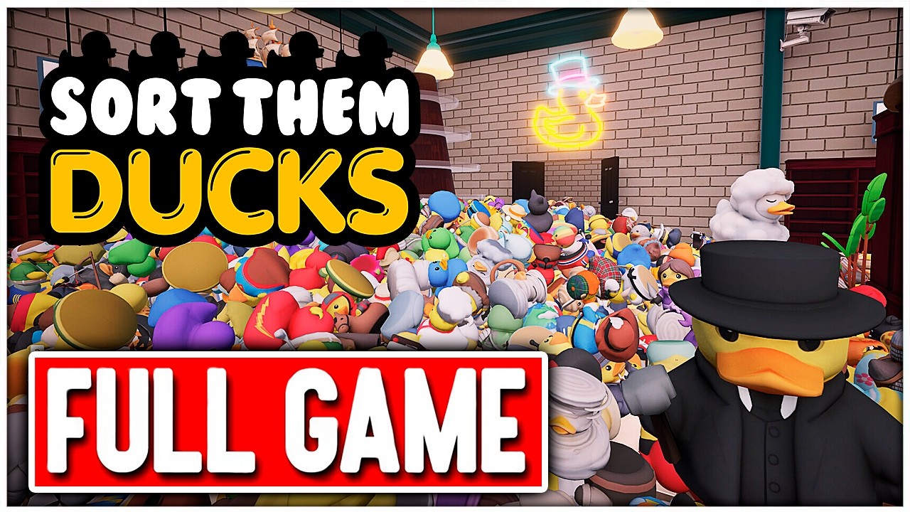 SORT THEM DUCKS Gameplay FULL GAME Walkthrough No Commentary PC + Ending