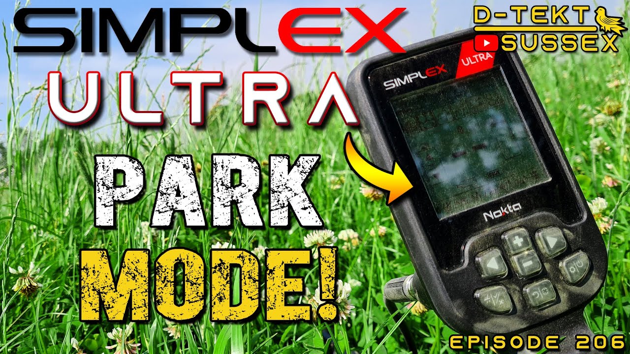 Simplex Ultra on Land | Park Mode | Nokta Metal Detecting | New Generation | Settings | Episode 206