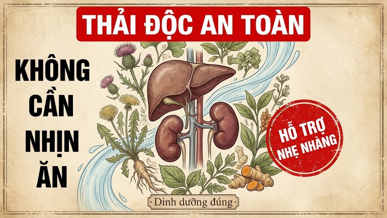 Kích Hoạt Hệ Thống Thải Độc TỰ NHIÊN: Hết Mệt Mỏi, Tỉnh Táo Lại Ngay