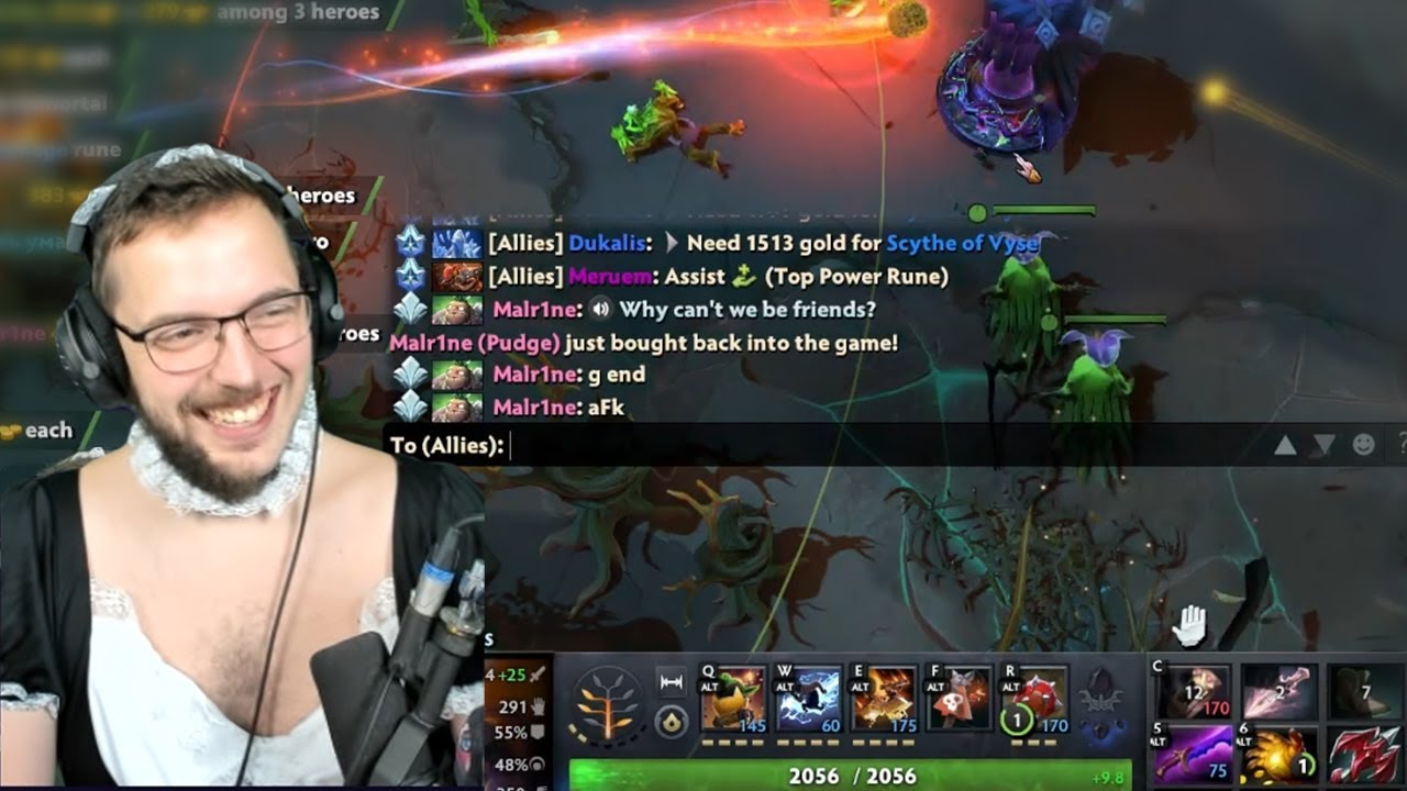 MAID WAGA ZROBIŁA MALR1NE'A RAGEQUIT