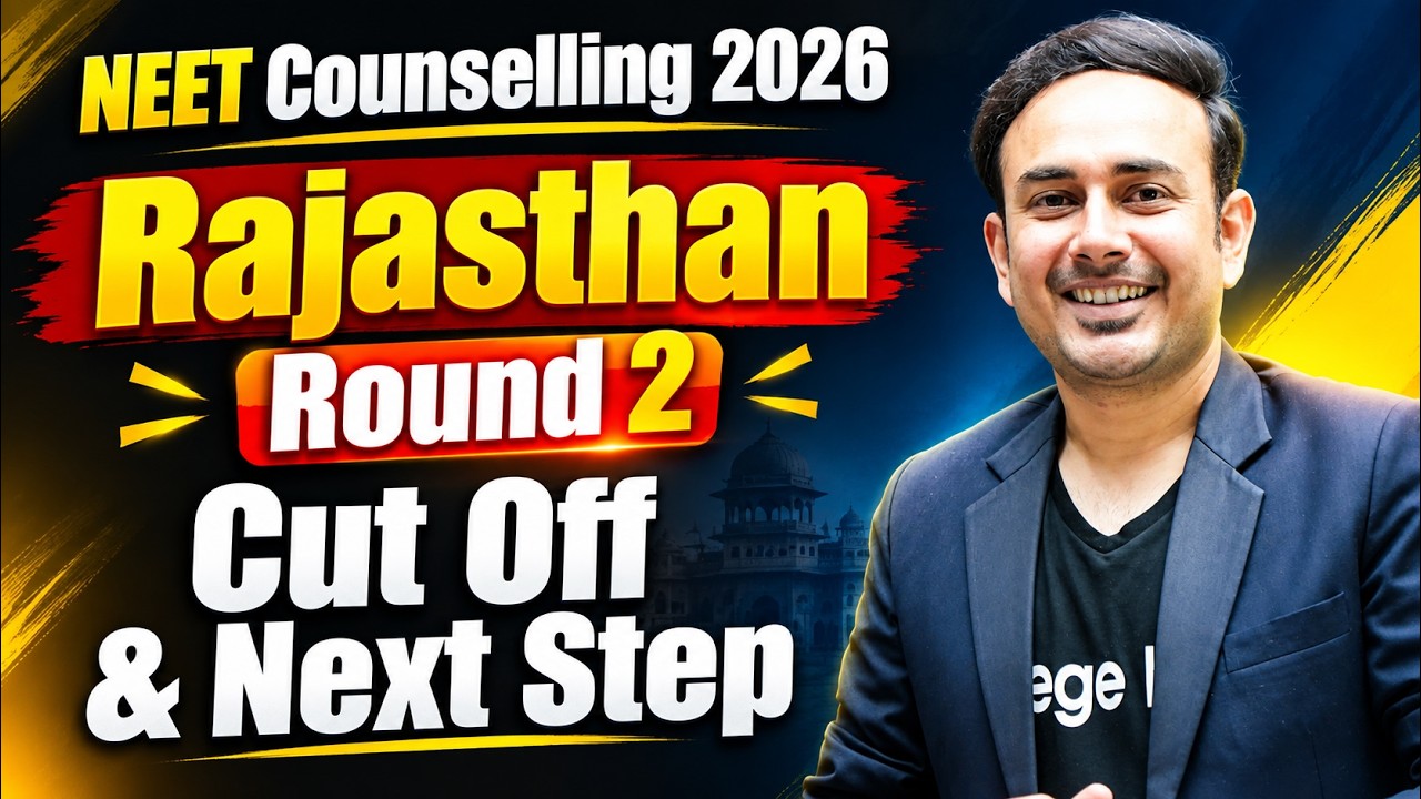 Rajasthan Round 2 Cut Off 2026 | Govt and Management Quota MBBS #neetcounselling2026