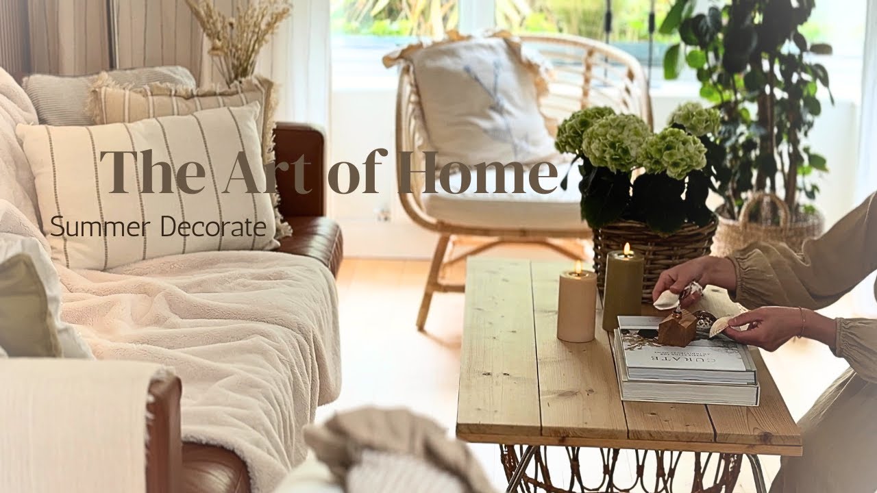 How to Create a Cozy Home. Peaceful Summer Decorate With me. Slow living.