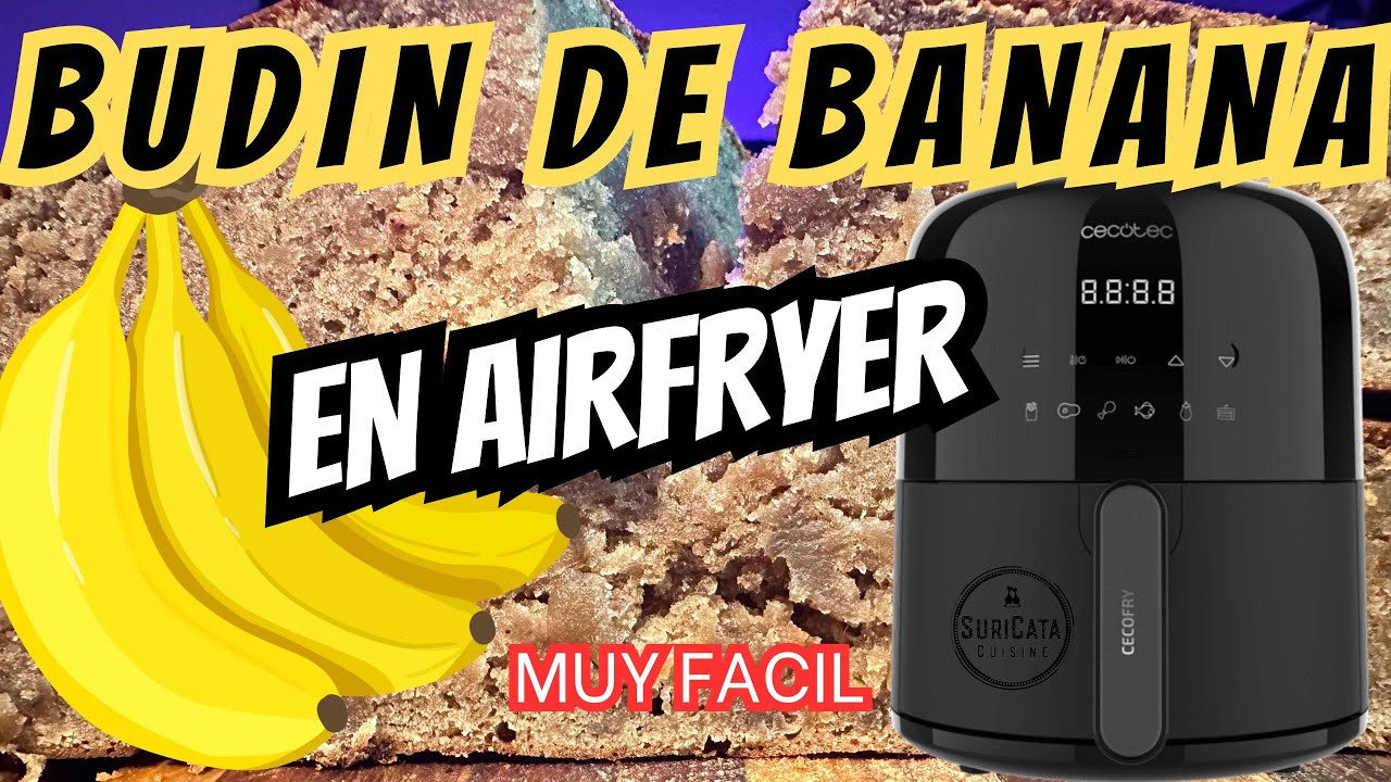 Budín de Banana en Airfryer, super fácil!