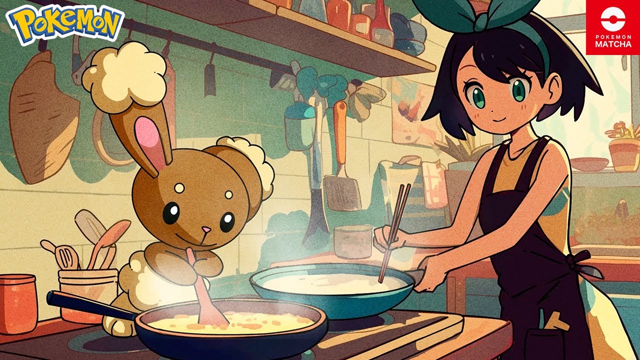 【ポケモンBGMダイパ】ズイタウン（３時間耐久）│『ミミロル先生のお料理教室』
