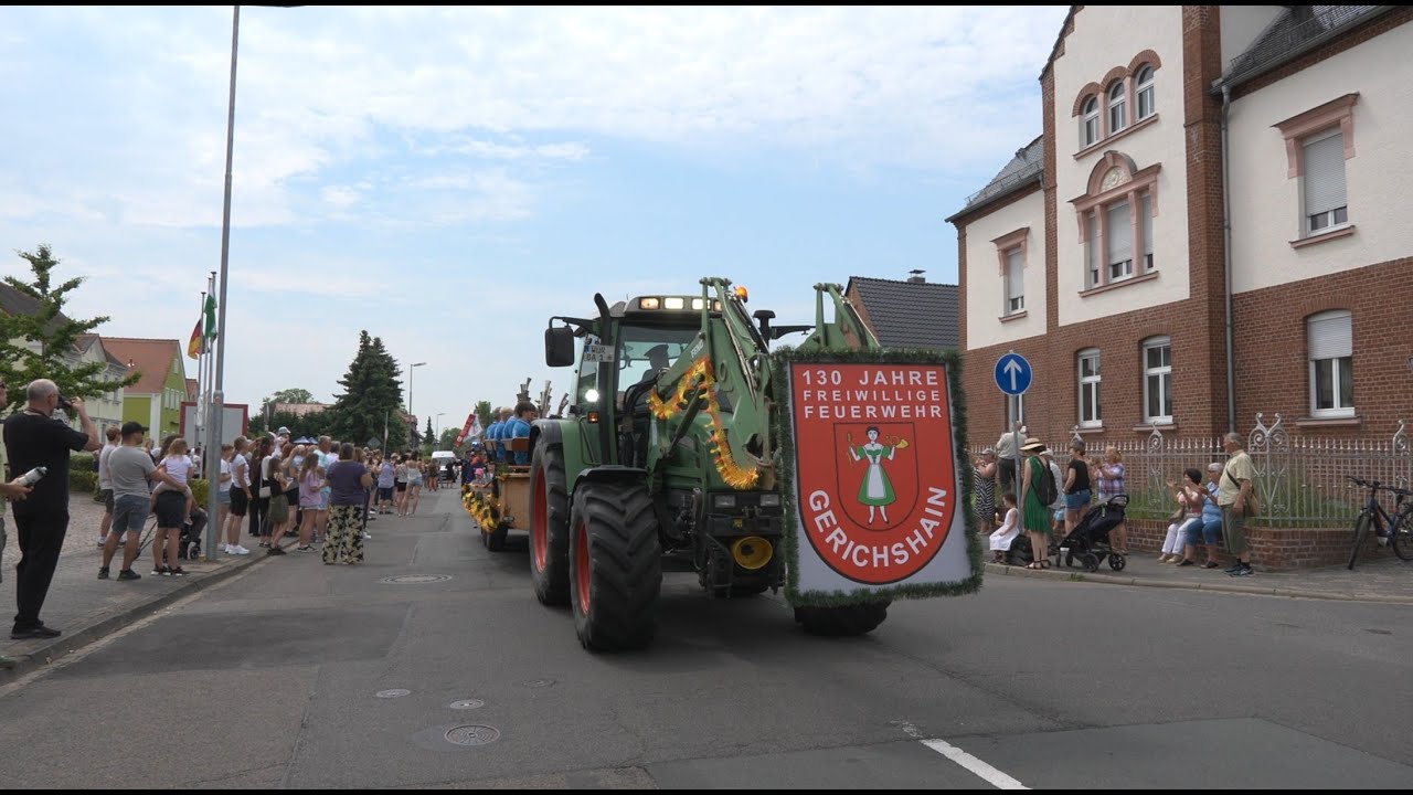 130 Jahre FFW Gerichshain - Umzug Einsatzfahrzeuge