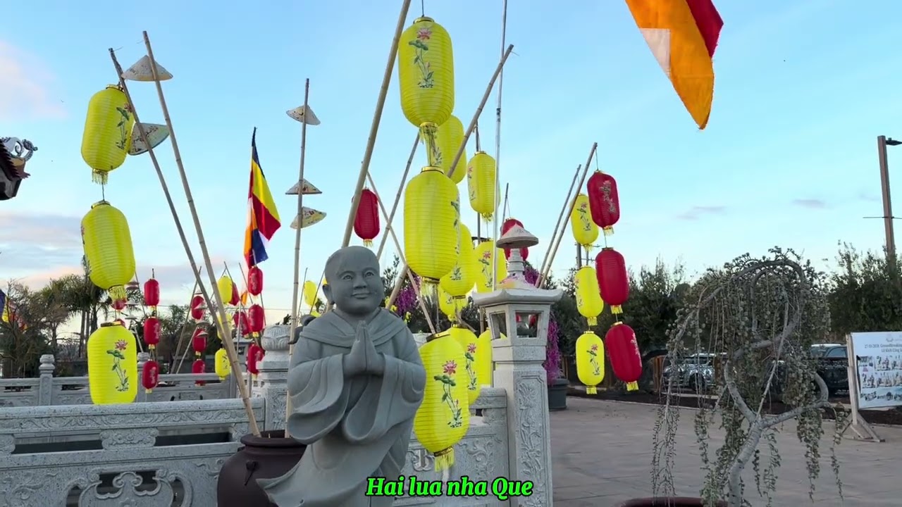 Hôm nay đi chùa Tâm Từ cầu bình an 