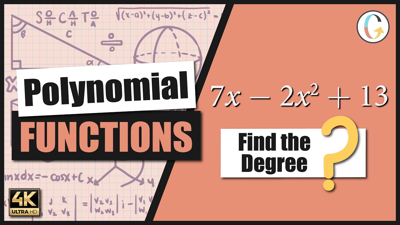 How to identify the degree of a polynomial