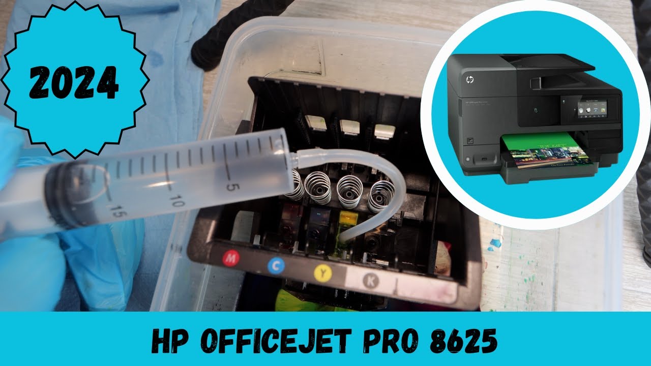 Hp Officejet Pro 8625 — как очистить печатающую головку