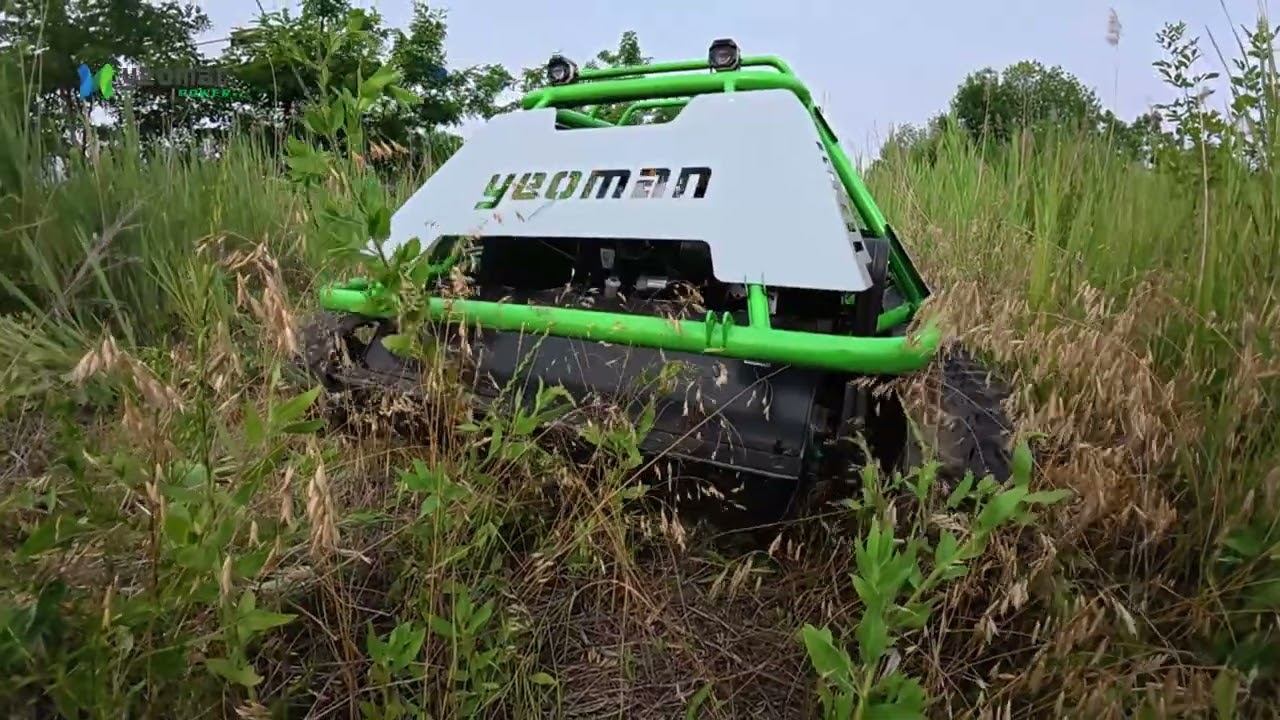 YM800 Flail Mower, RC Mower Crawler all terrain Mower, 764CC powerful engine!