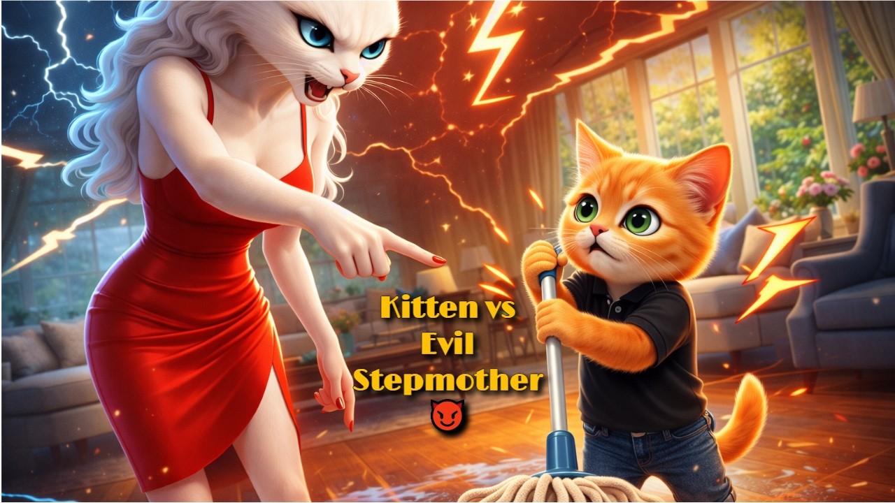 They Treated This Kitten Like Nothing… His Revenge on His Evil Stepmother Is Unbelievable 😱🐱