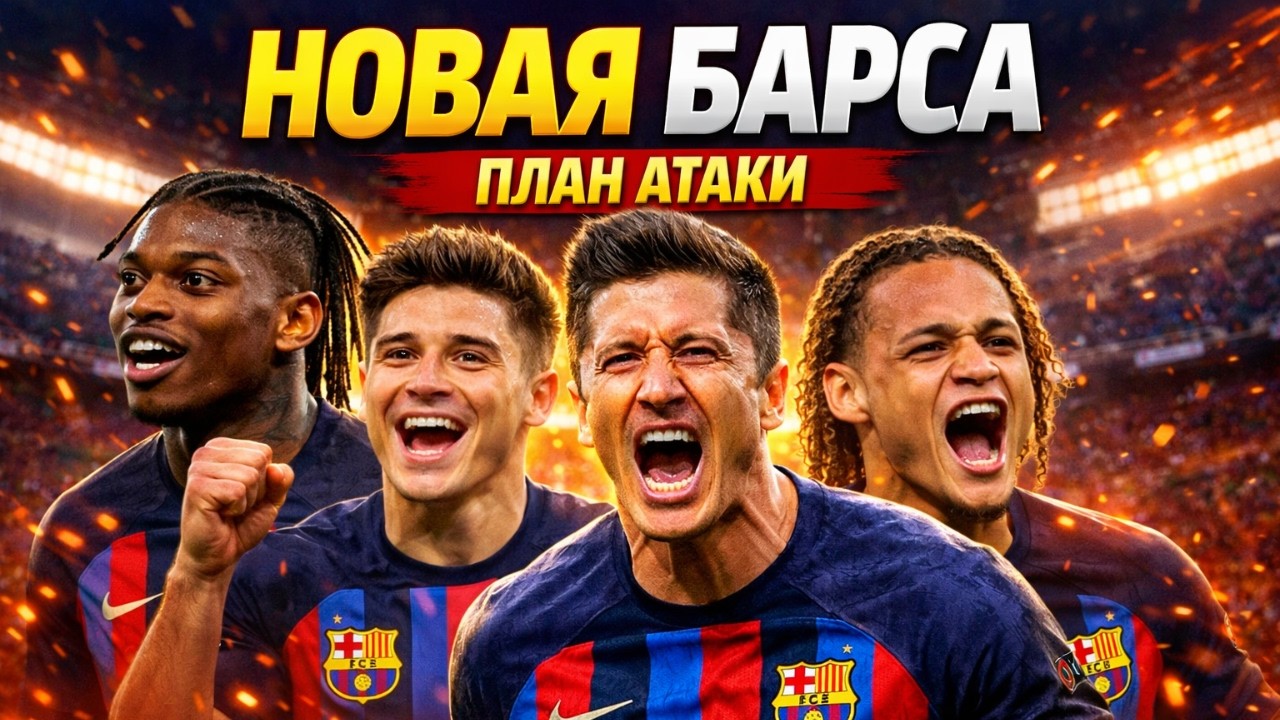 ЛЕВАНДОВСКИЙ ИЛИ АЛЬВАРЕС?! 🔥 ПЛАН БАРСЫ | РАШФОРД ОСТАНЕТСЯ? | ТРАНСФЕРЫ 2026