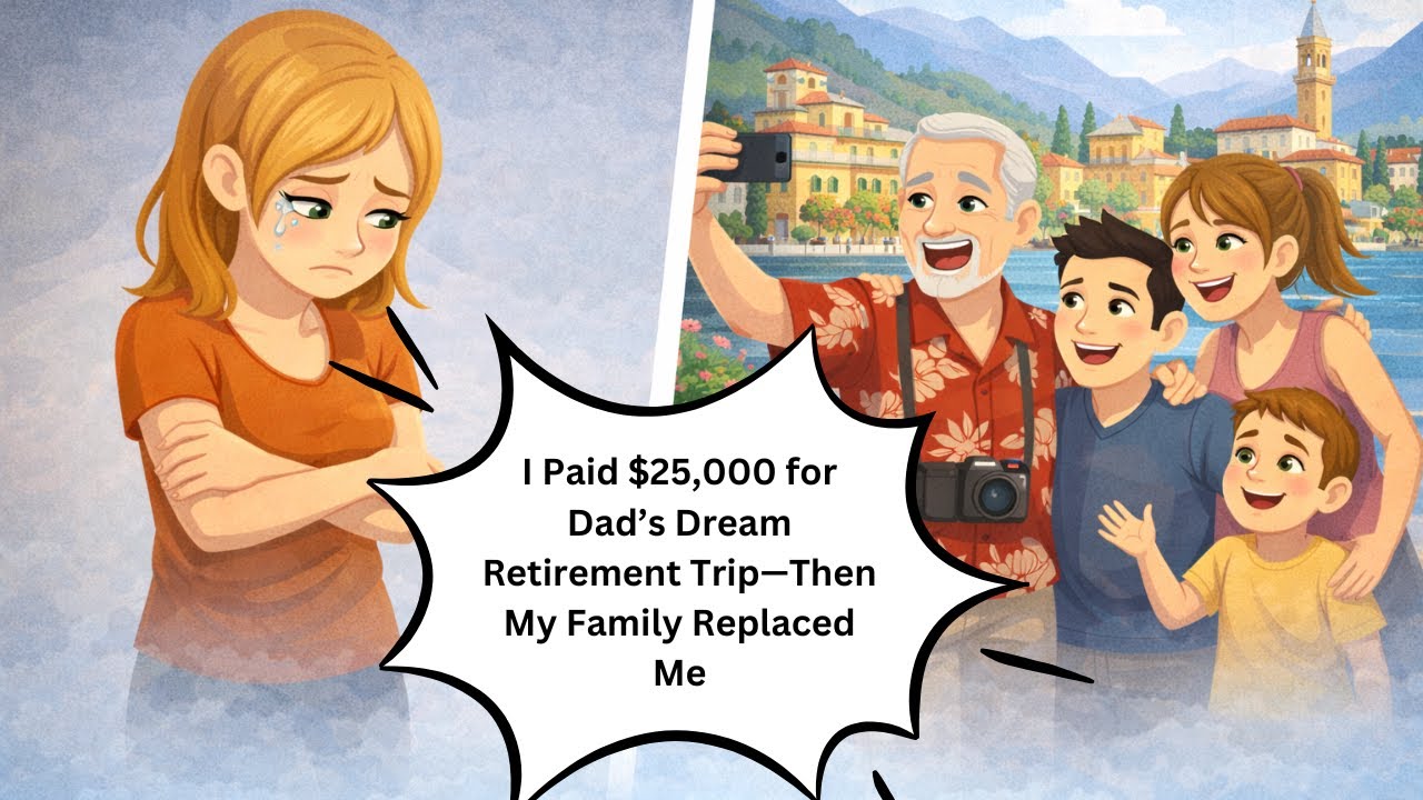 I Paid $25,000 for Dad’s Dream Retirement Trip—Then My Family Replaced Me
