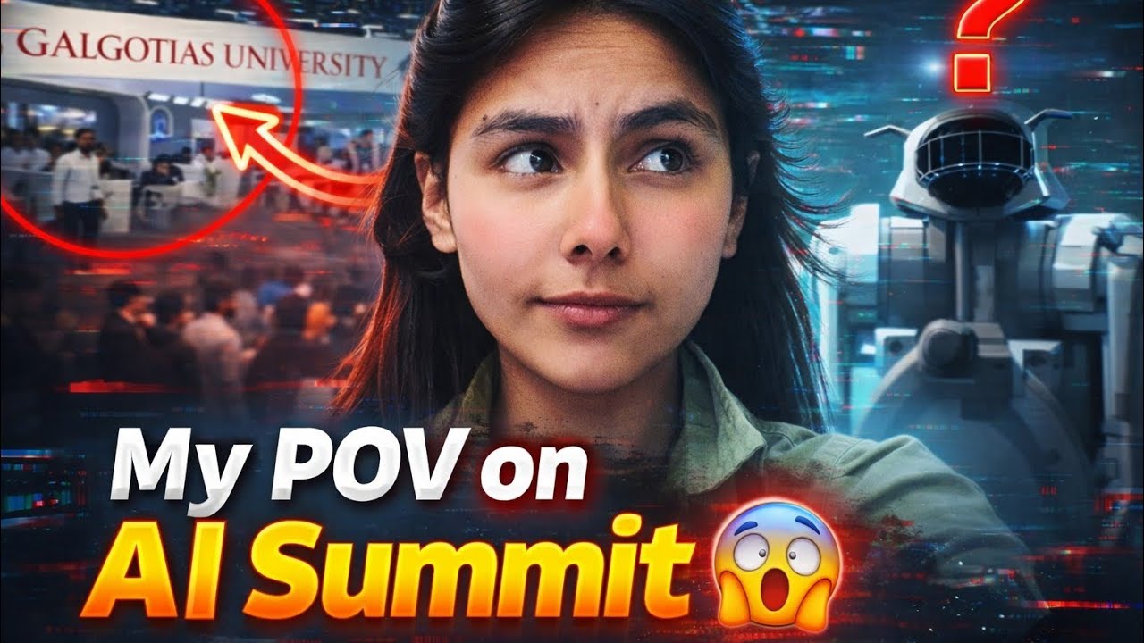 🙂 Before Judging Galgotias | Watch This AI Summit Vlog 👉