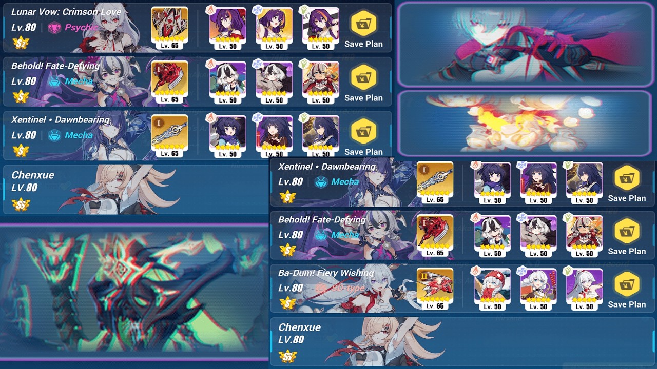 HI3 8.7 BETA Abyss | Lunar Vow DK (S2+1), Xentinel Mei (S0+1), SS Chenxue on New Bosses