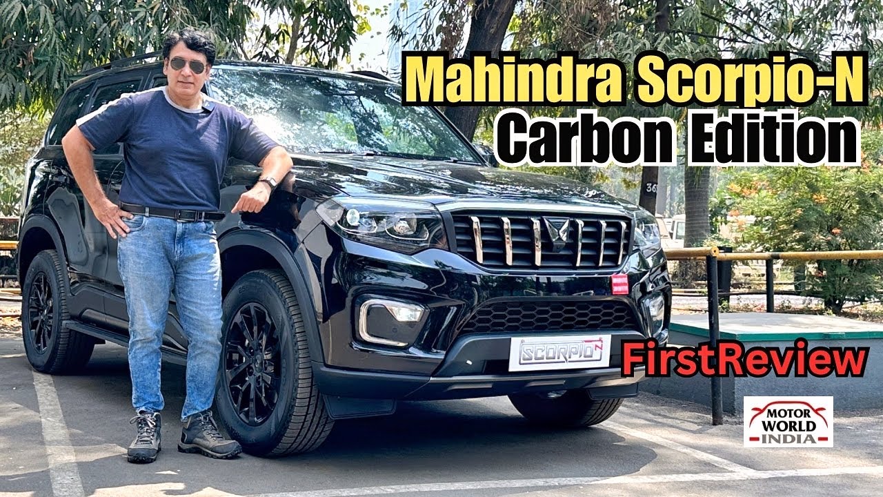 Mahindra Scorpio-N Carbon Edition - First Look Review - Bold Gets Darker 🖤🖤🖤