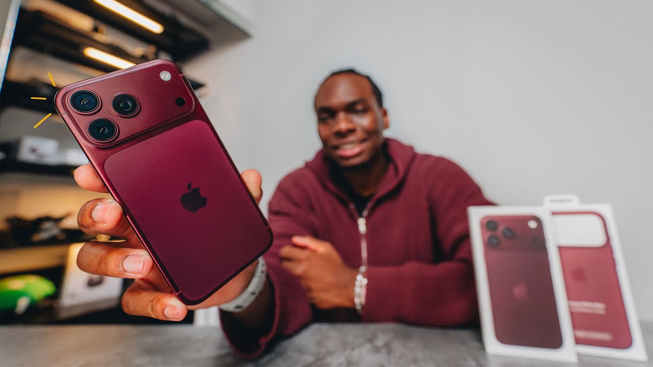 Распаковка и первые впечатления от iPhone 18 Pro Max &mdash; &laquo;Бургундия&raquo; 🍇