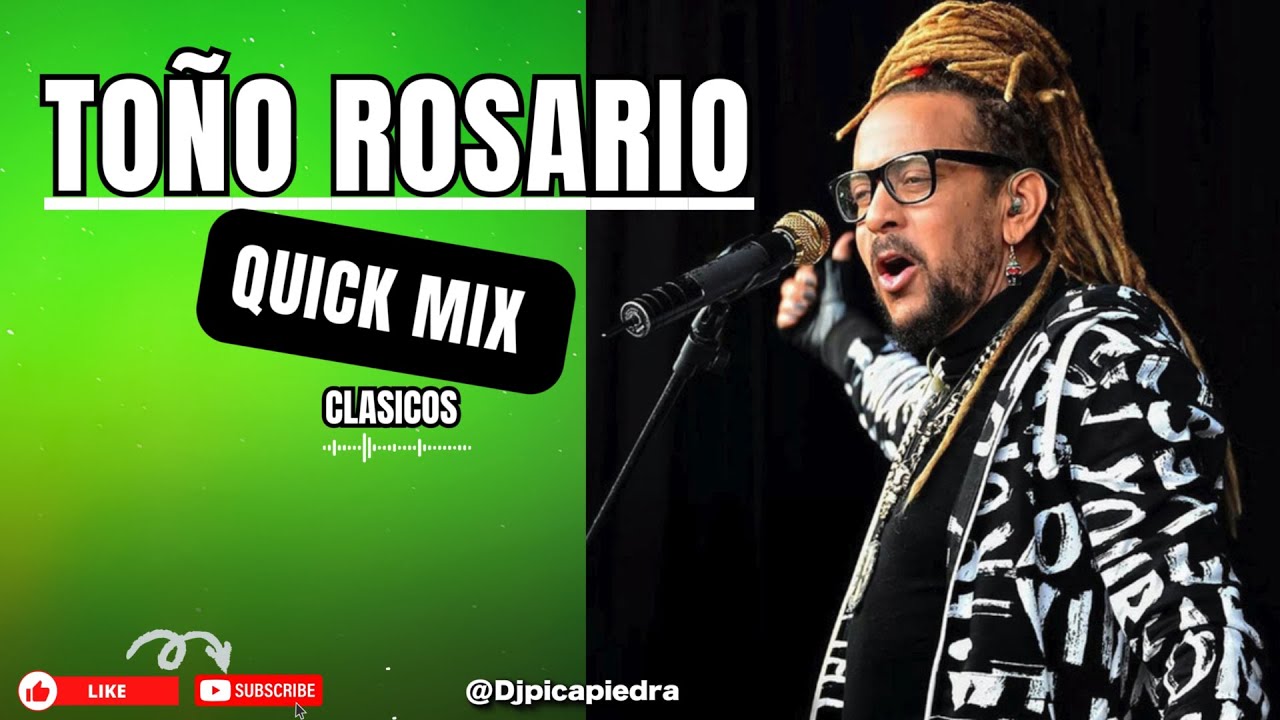 TOÑO ROSARIO QUICK MIX CLASICOS 🔥#toñorosario #merengue