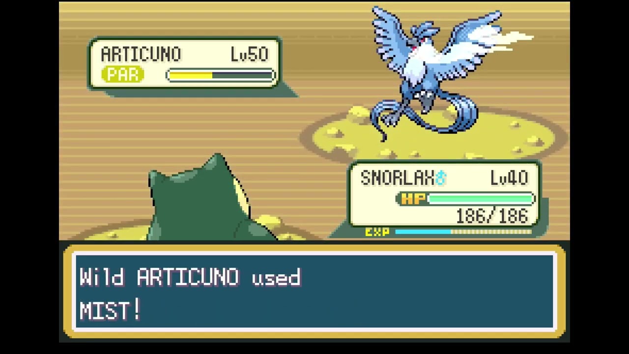 Pokemon LeafGreen - Поимка Артикуно