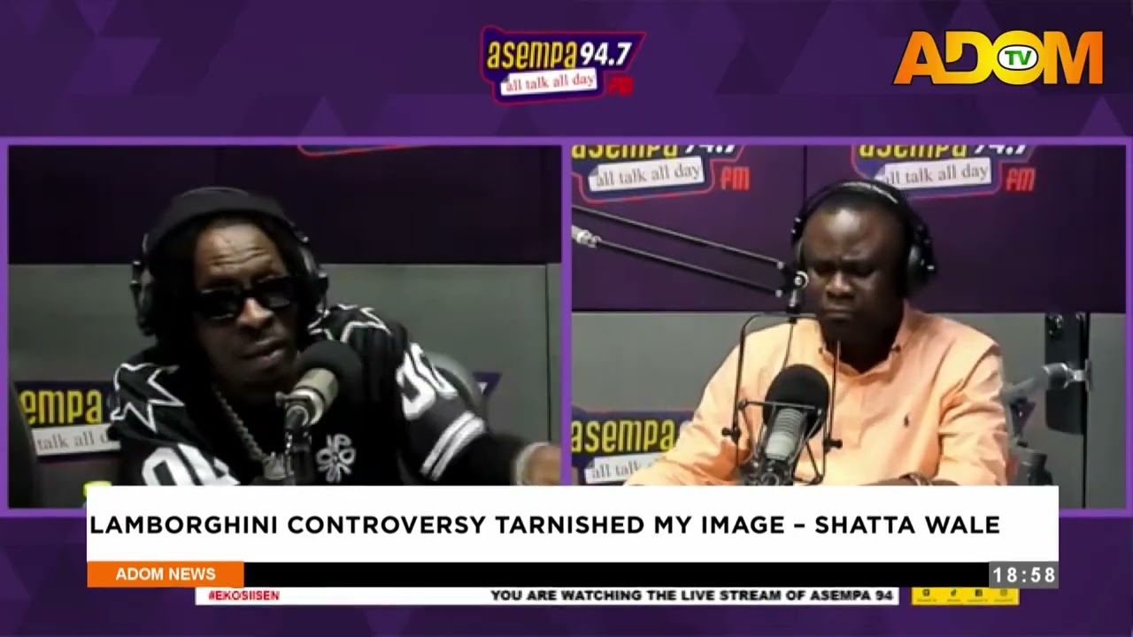 Lamborghini controversy tarnished my image - Shatta Wale - Evening News on Adom TV (13-03-26)