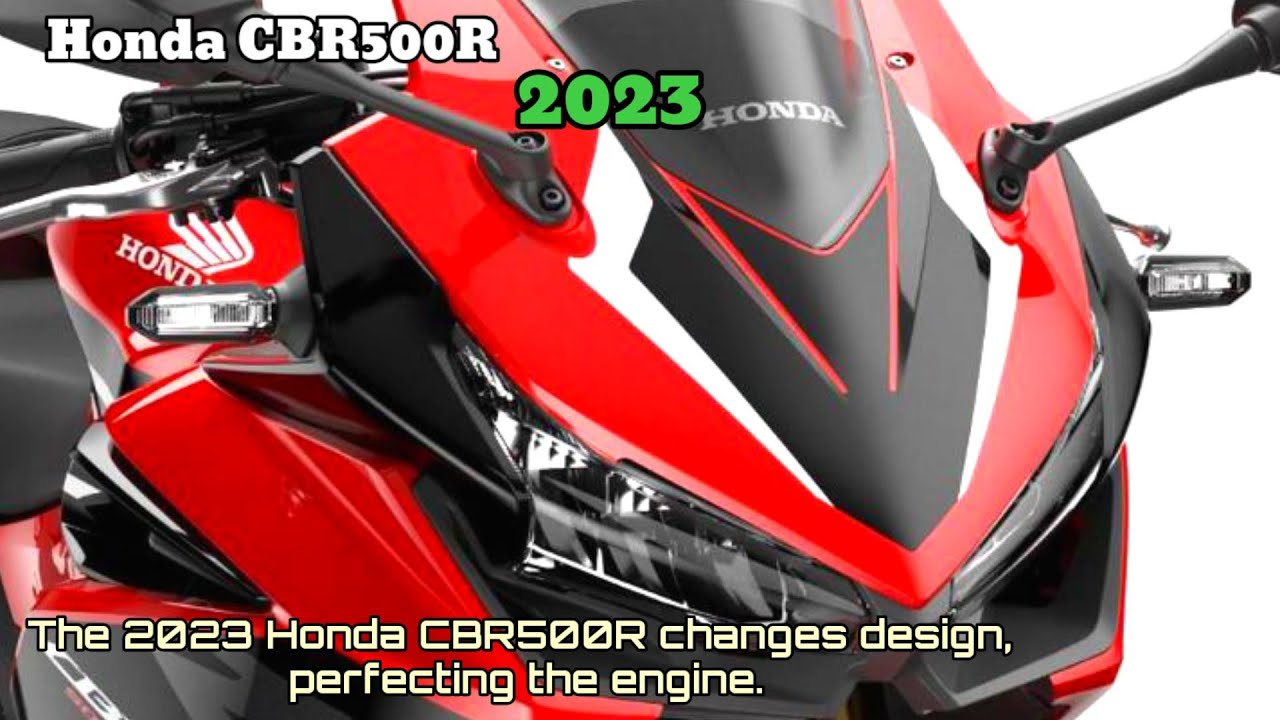 Honda CBR500R 2023 года меняет дизайн и совершенствует двигатель